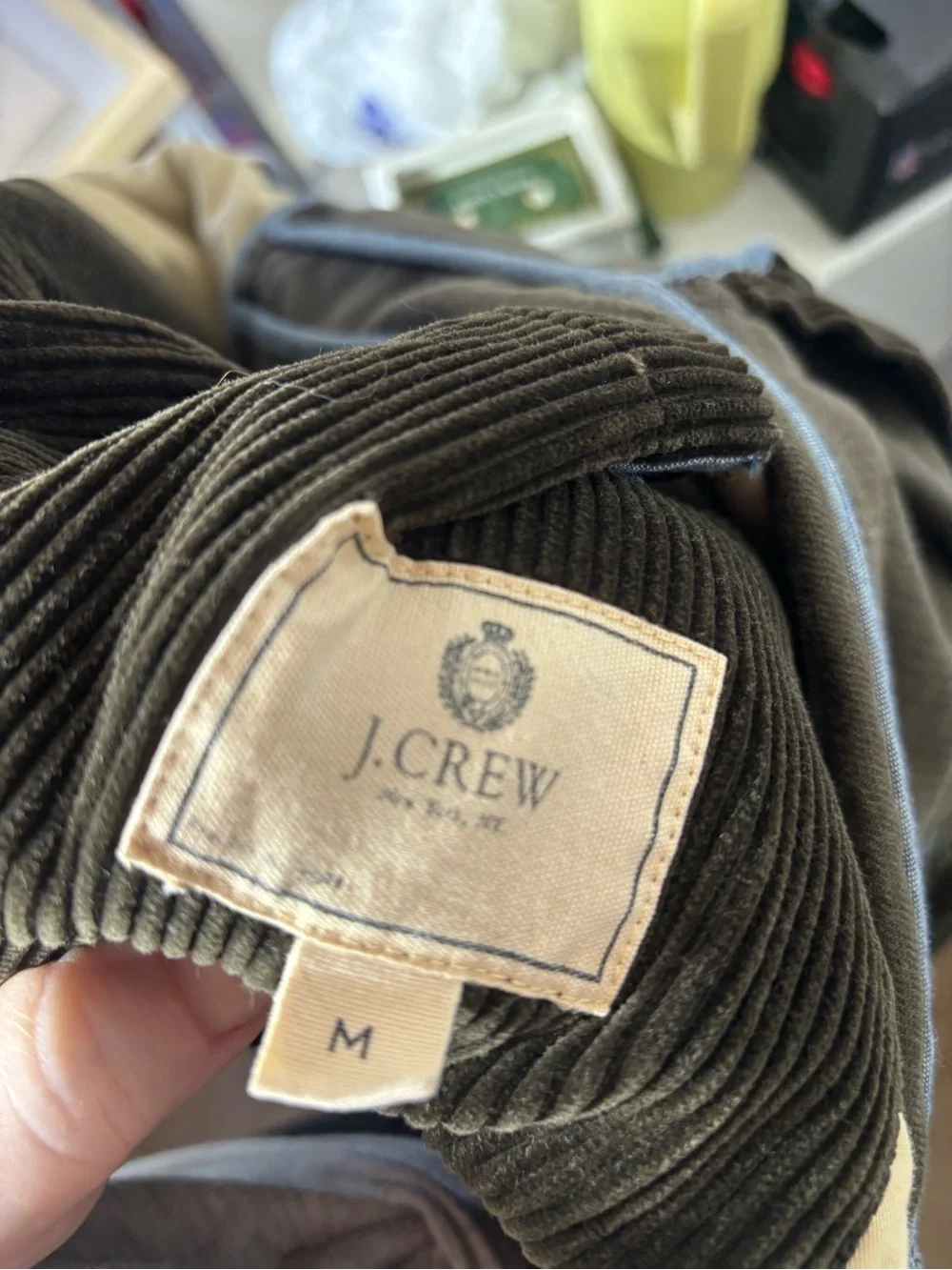 J crew Holmes style corduroy sport coat elbow patch blazer men’s‎ medium